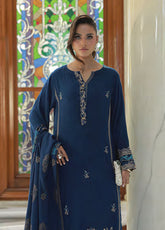 LSM Lakhany Embroidered Jacquard Peach 3 Piece Unstitched Suit LSM25WEE D-LG-UB-0195