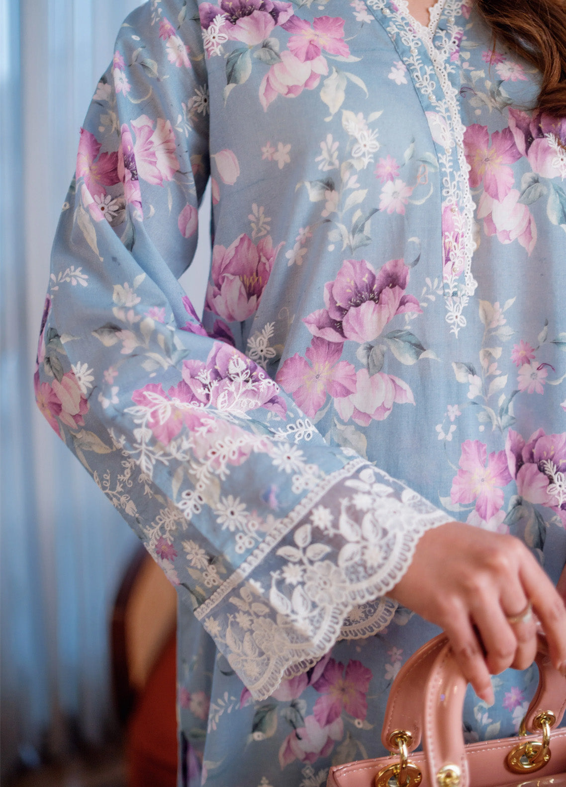 LSM Lakhany Embroidered Lawn 2 Piece Stitched Suit LSM25BPB LG-IZ-0247 LSM Lakhany Embroidered Lawn 2 Piece Stitched Suit LSM25BPB LG-IZ-0247