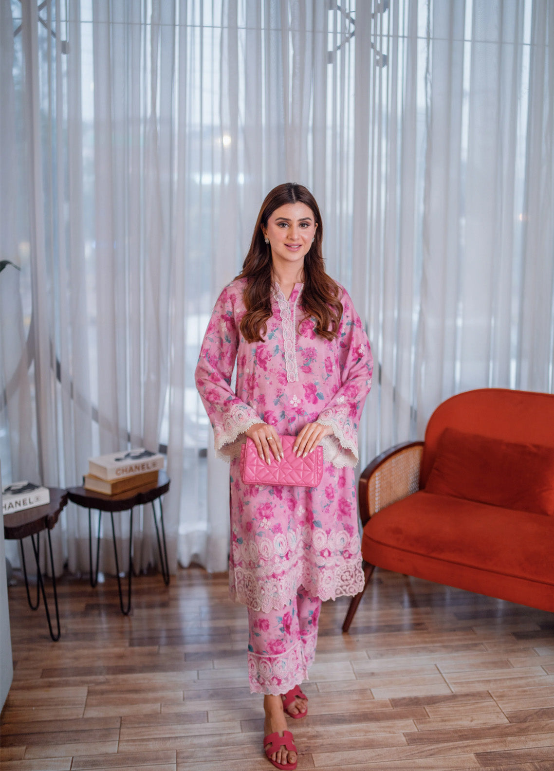 LSM Lakhany Embroidered Lawn 2 Piece Stitched Suit LSM25BPB LG-IZ-0263 LSM Lakhany Embroidered Lawn 2 Piece Stitched Suit LSM25BPB LG-IZ-0263