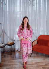 LSM Lakhany Embroidered Lawn 2 Piece Stitched Suit LSM25BPB LG-IZ-0263