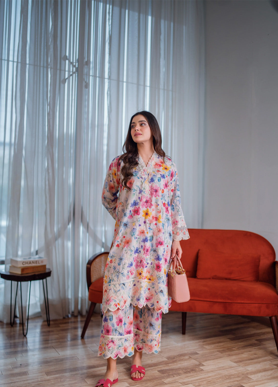 LSM Lakhany Embroidered Lawn 2 Piece Stitched Suit LSM25BPB LG-RL-0081 LSM Lakhany Embroidered Lawn 2 Piece Stitched Suit LSM25BPB LG-RL-0081