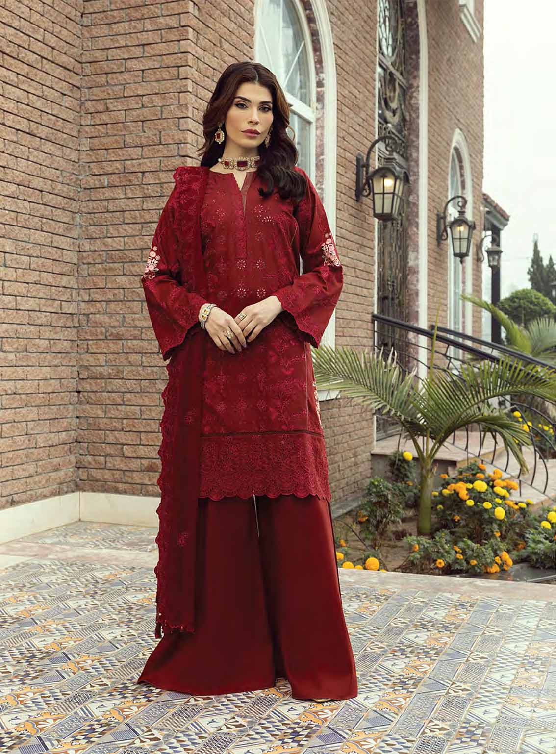 LSM Lakhany Embroidered Lawn 3 Piece Unstitched Suit LSM25EE LG-UB-0122 LSM Lakhany Embroidered Lawn 3 Piece Unstitched Suit LSM25EE LG-UB-0122