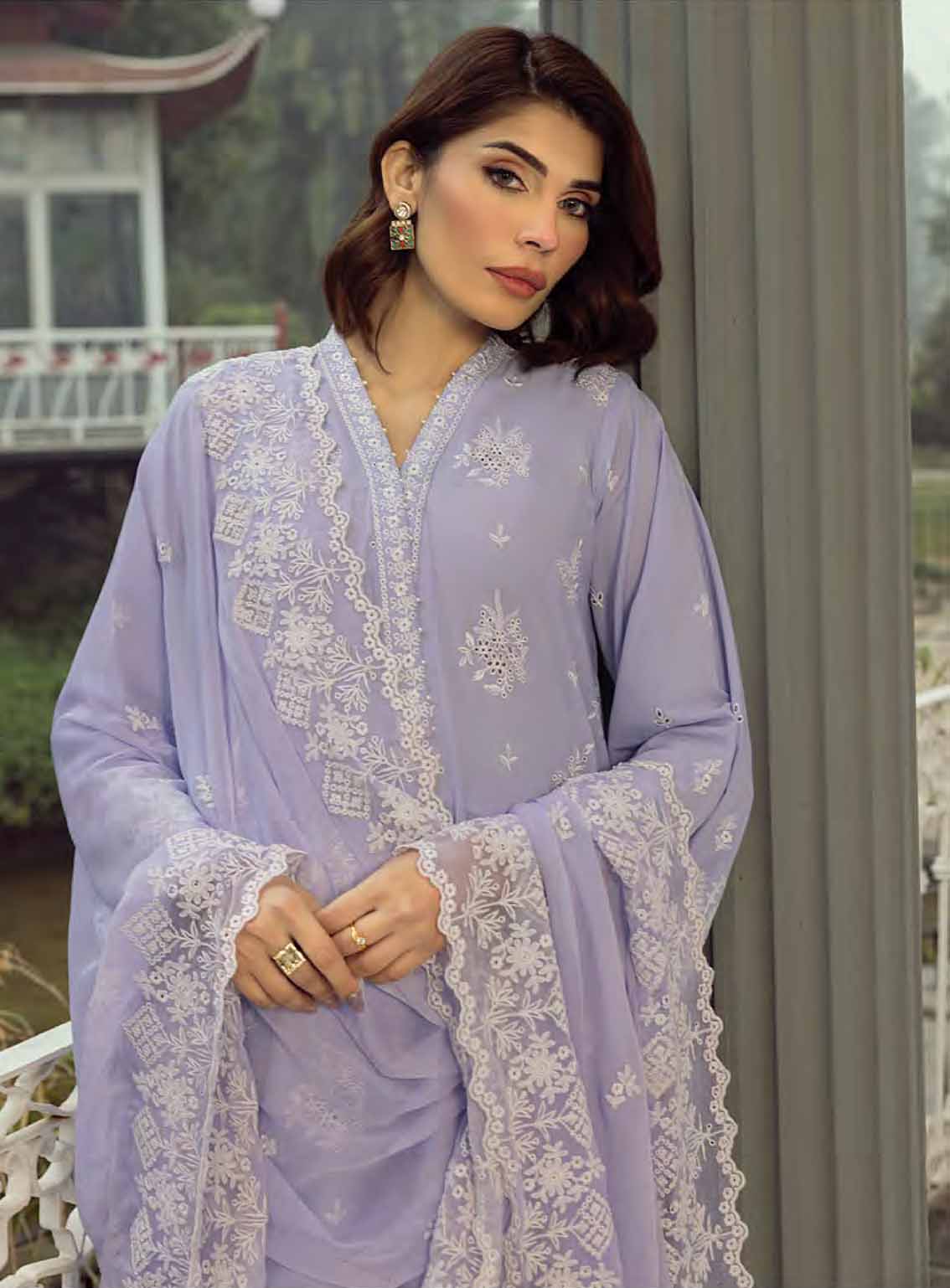 LSM Lakhany Embroidered Lawn 3 Piece Unstitched Suit LSM25EE LG-UB-0125 LSM Lakhany Embroidered Lawn 3 Piece Unstitched Suit LSM25EE LG-UB-0125