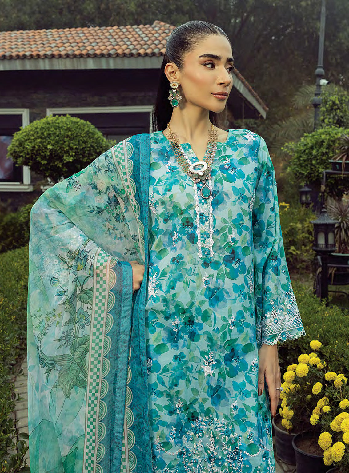 LSM Lakhany Embroidered Lawn 3 Piece Unstitched Suit LSM25SE LG-RL-0149 LSM Lakhany Embroidered Lawn 3 Piece Unstitched Suit LSM25SE LG-RL-0149