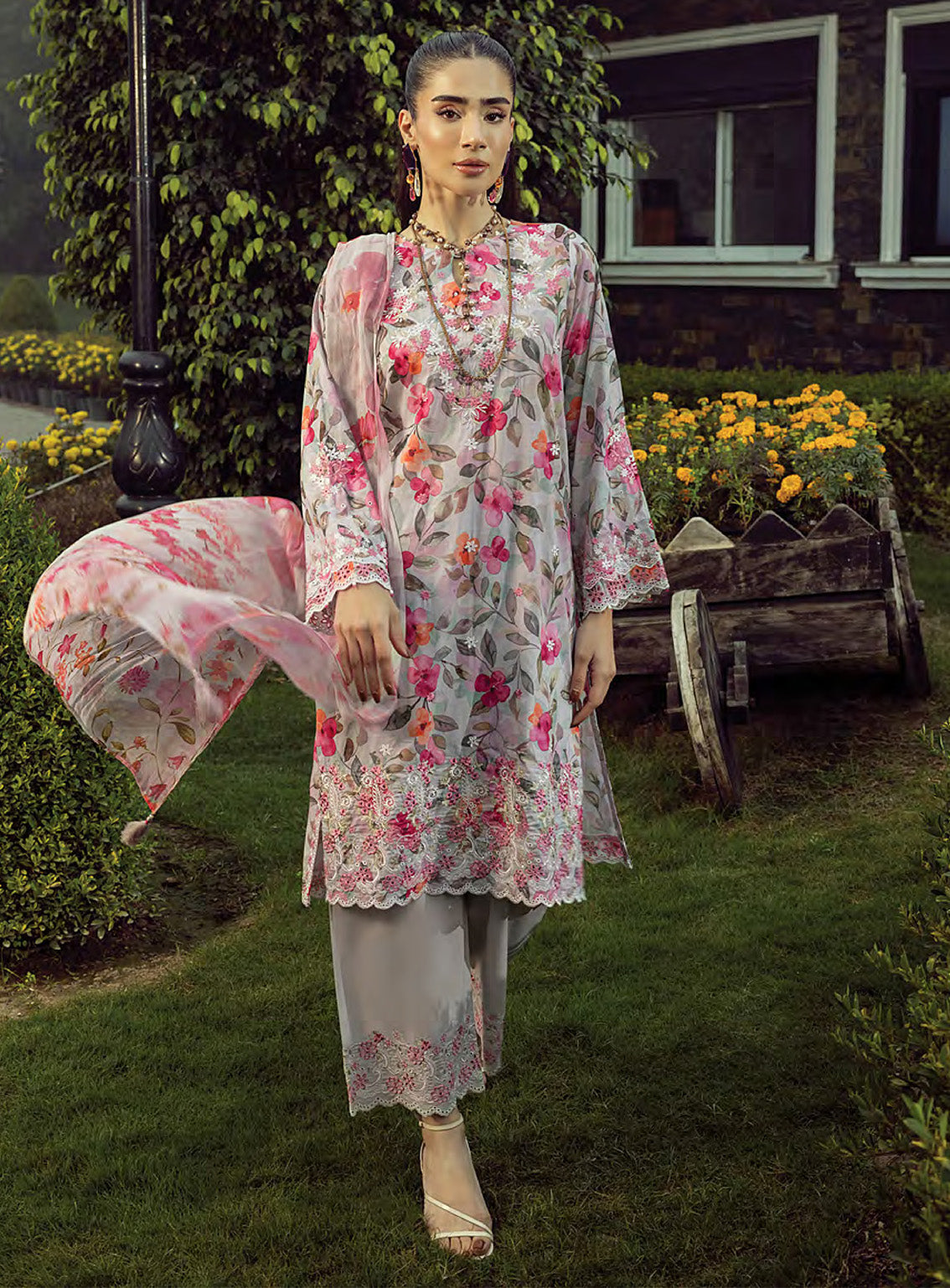 LSM Lakhany Embroidered Lawn 3 Piece Unstitched Suit LSM25SE LG-RL-0150 LSM Lakhany Embroidered Lawn 3 Piece Unstitched Suit LSM25SE LG-RL-0150