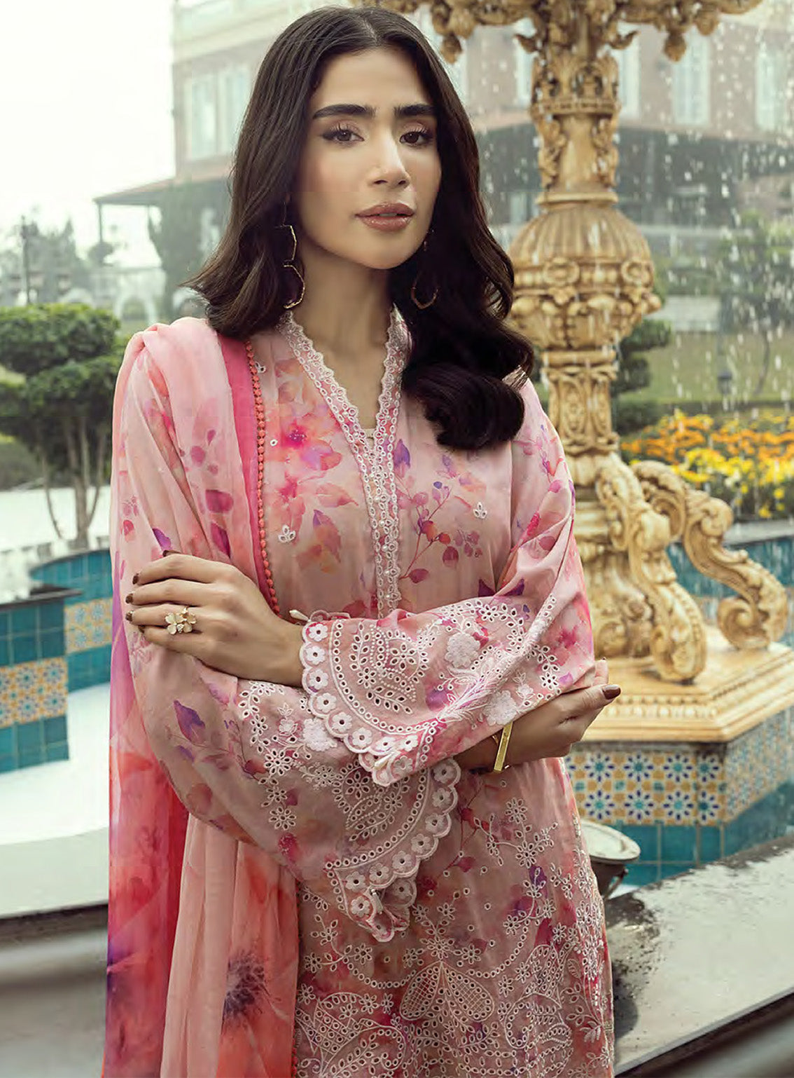 LSM Lakhany Embroidered Lawn 3 Piece Unstitched Suit LSM25SE LG-UB-0103 LSM Lakhany Embroidered Lawn 3 Piece Unstitched Suit LSM25SE LG-UB-0103