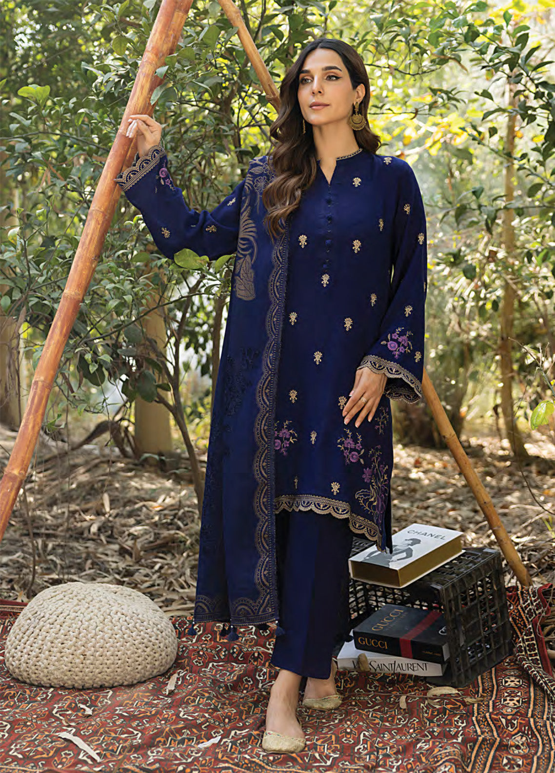 LSM Lakhany Embroidered Slub Peach 3 Piece Unstitched Suit LSM24WLS LG-AR-0101 LSM Lakhany Embroidered Slub Peach 3 Piece Unstitched Suit LSM24WLS LG-AR-0101