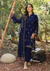 LSM Lakhany Embroidered Slub Peach 3 Piece Unstitched Suit LSM24WLS LG-AR-0101