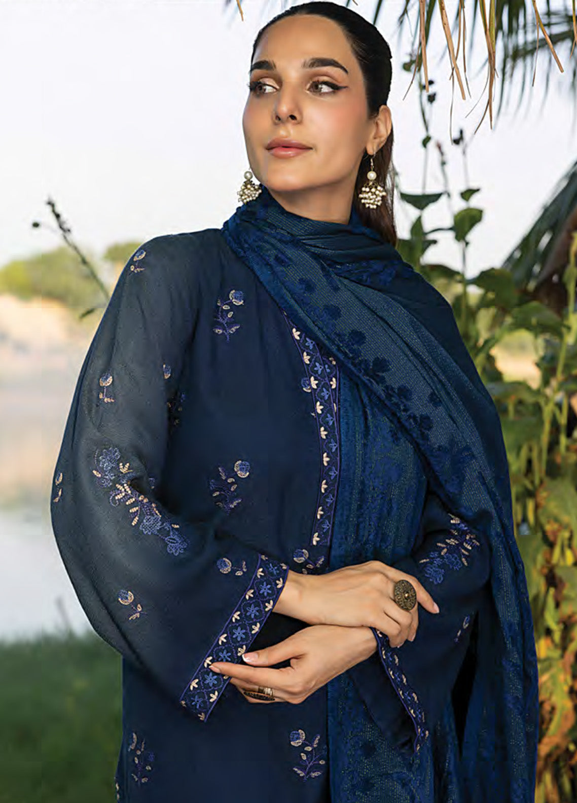 LSM Lakhany Embroidered Slub Peach 3 Piece Unstitched Suit LSM24WLS LG-RL-0101 LSM Lakhany Embroidered Slub Peach 3 Piece Unstitched Suit LSM24WLS LG-RL-0101