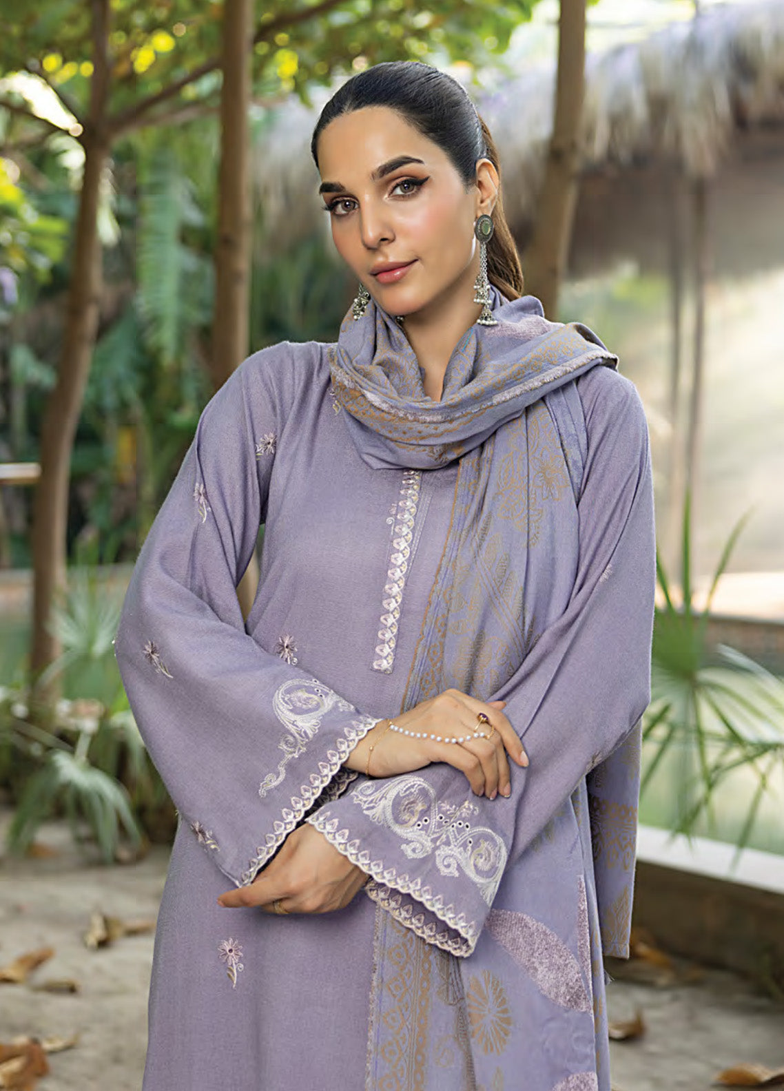 LSM Lakhany Embroidered Slub Peach 3 Piece Unstitched Suit LSM24WLS LG-UB-0117 LSM Lakhany Embroidered Slub Peach 3 Piece Unstitched Suit LSM24WLS LG-UB-0117