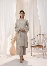 LSM Lakhany Printed Cashmi Vool 3 Piece Unstitched Suit LSM24CV LG-IZ-0271-A