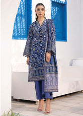 LSM Lakhany Printed Lawn 3 Piece Unstitched Suit LSM25SP LG-MM-0370