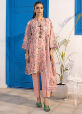LSM Lakhany Printed Lawn 3 Piece Unstitched Suit LSM25SP LG-MM-0374