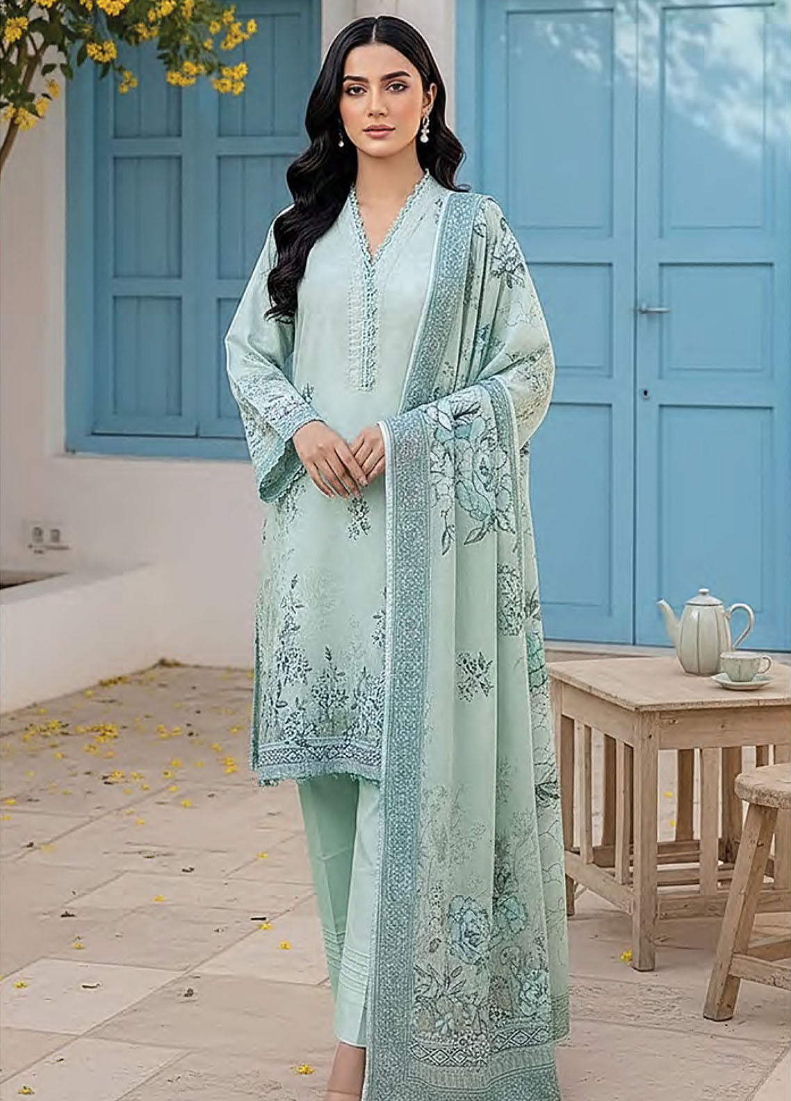 LSM Lakhany Printed Lawn 3 Piece Unstitched Suit LSM26SPV1 D-LG-RK-0124 LSM Lakhany Printed Lawn 3 Piece Unstitched Suit LSM26SPV1 D-LG-RK-0124