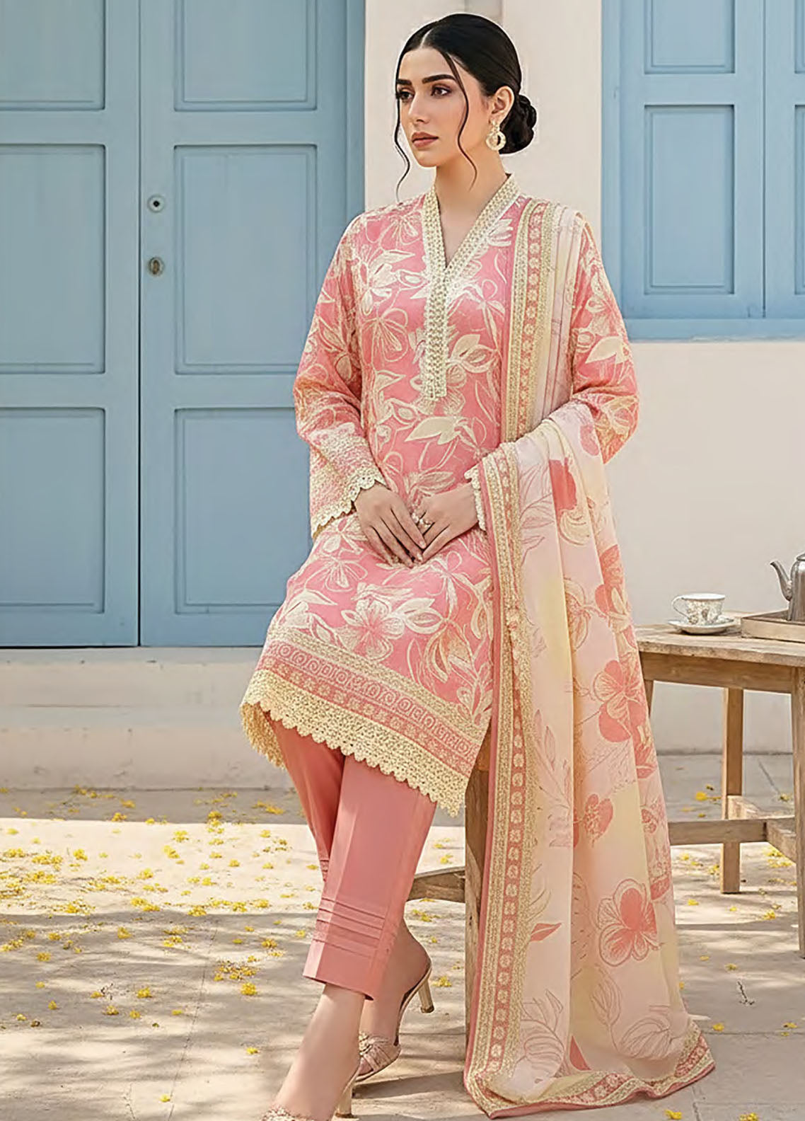 LSM Lakhany Printed Lawn 3 Piece Unstitched Suit LSM26SPV1 D-LG-RK-0137 LSM Lakhany Printed Lawn 3 Piece Unstitched Suit LSM26SPV1 D-LG-RK-0137