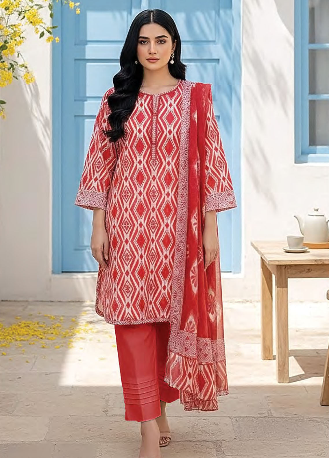 LSM Lakhany Printed Lawn 3 Piece Unstitched Suit LSM26SPV1 D-LG-RL-0442 LSM Lakhany Printed Lawn 3 Piece Unstitched Suit LSM26SPV1 D-LG-RL-0442