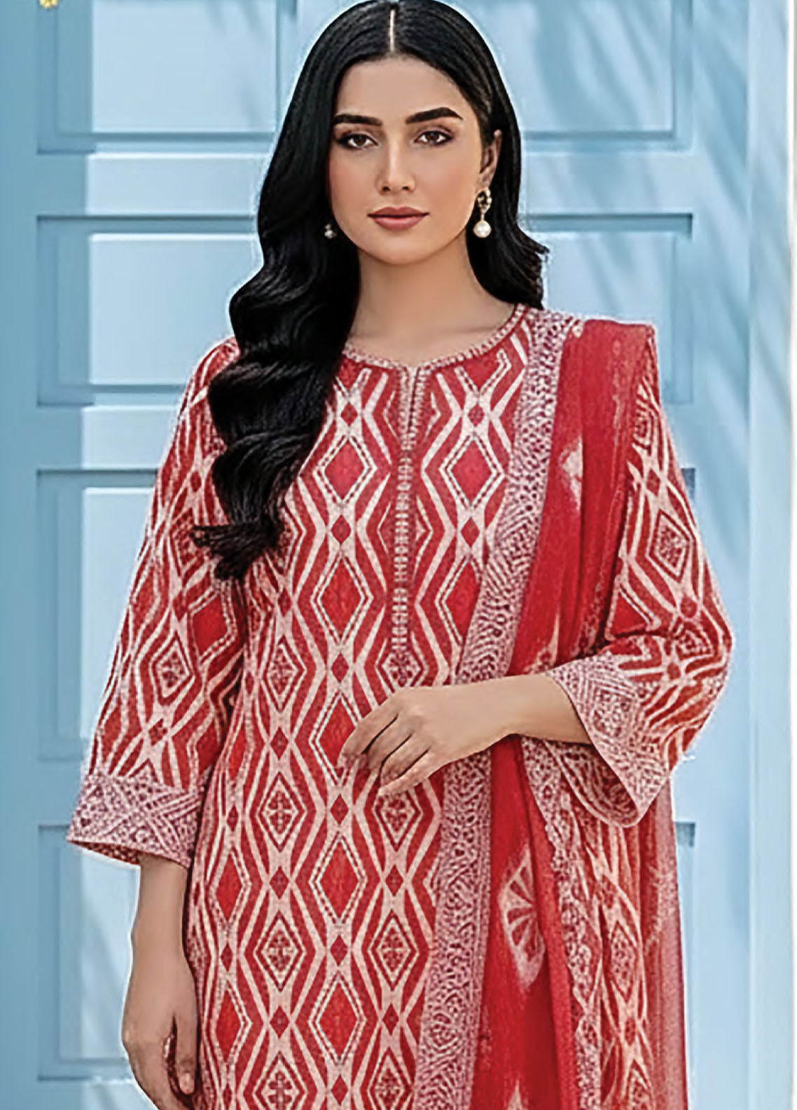 LSM Lakhany Printed Lawn 3 Piece Unstitched Suit LSM26SPV1 D-LG-RL-0442 LSM Lakhany Printed Lawn 3 Piece Unstitched Suit LSM26SPV1 D-LG-RL-0442
