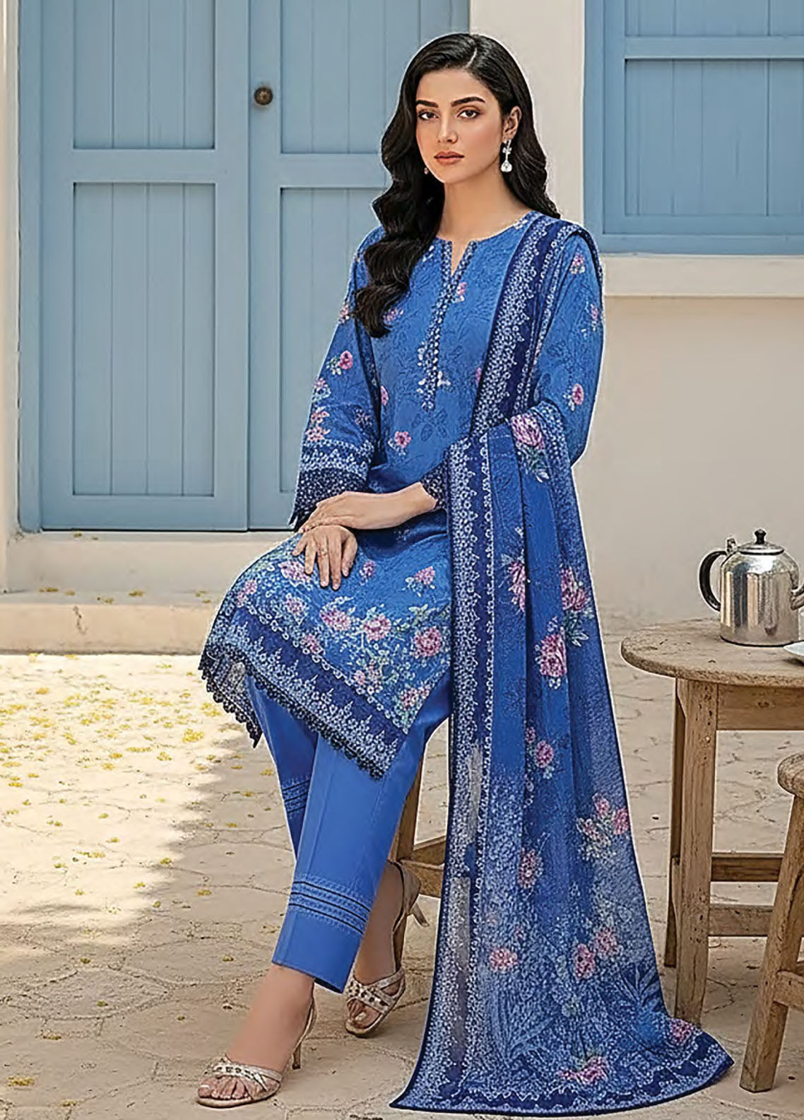 LSM Lakhany Printed Lawn 3 Piece Unstitched Suit LSM26SPV1 D-LG-SG-0091 LSM Lakhany Printed Lawn 3 Piece Unstitched Suit LSM26SPV1 D-LG-SG-0091