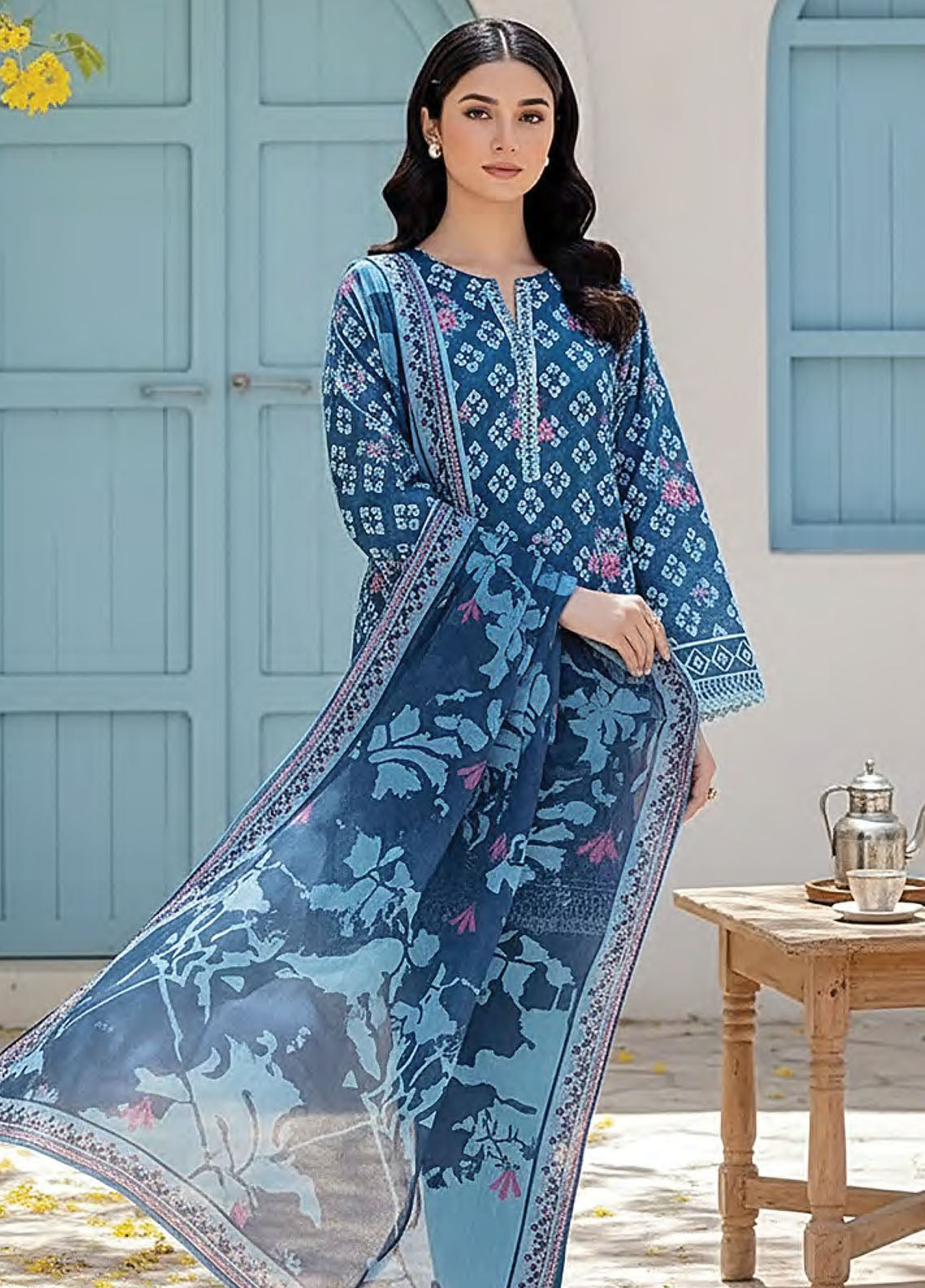 LSM Lakhany Printed Lawn 3 Piece Unstitched Suit LSM26SPV1 D-LG-SG-0104 LSM Lakhany Printed Lawn 3 Piece Unstitched Suit LSM26SPV1 D-LG-SG-0104
