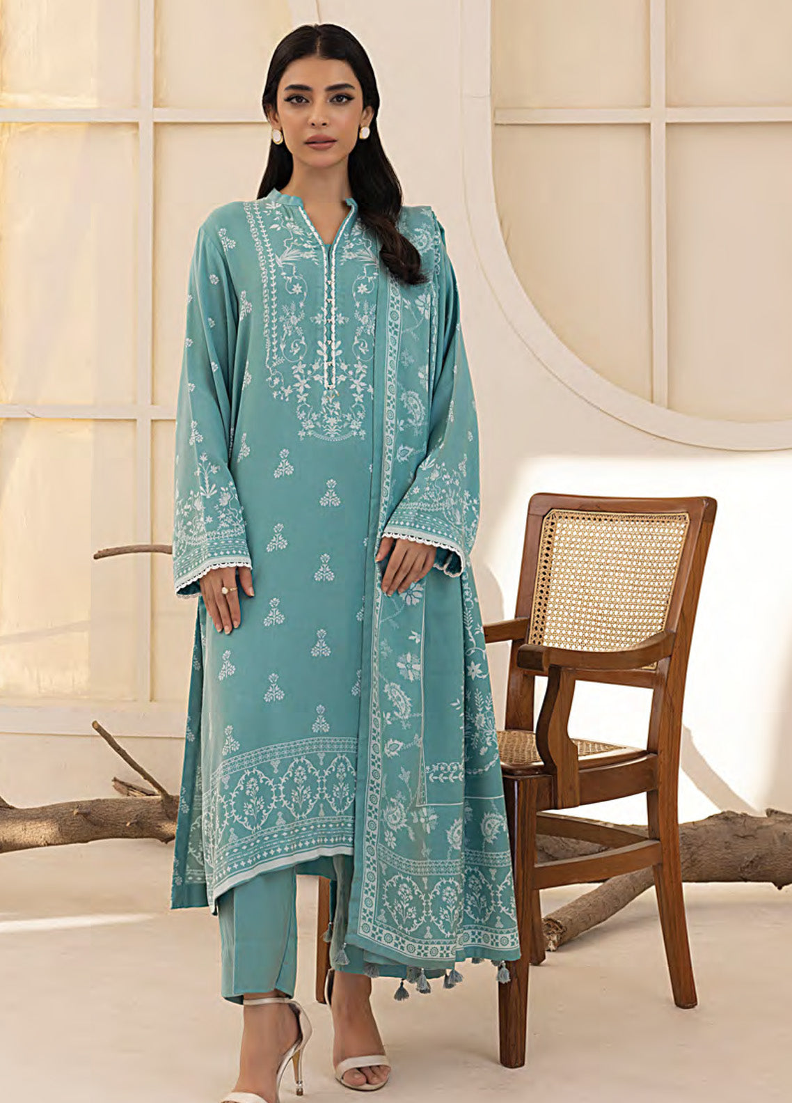 LSM Lakhany Printed Pashmina 3 Piece Unstitched Suit LSM24PP LG-AR-0118-C LSM Lakhany Printed Pashmina 3 Piece Unstitched Suit LSM24PP LG-AR-0118-C