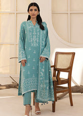 LSM Lakhany Printed Pashmina 3 Piece Unstitched Suit LSM24PP LG-AR-0118-C