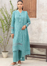 LSM Lakhany Printed Pashmina 3 Piece Unstitched Suit LSM25PP D-LG-RK-0091-B