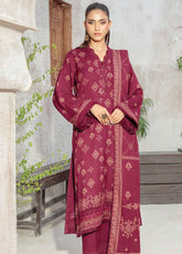 LSM Lakhany Printed Pashmina 3 Piece Unstitched Suit LSM25PP D-LG-RL-0346-A