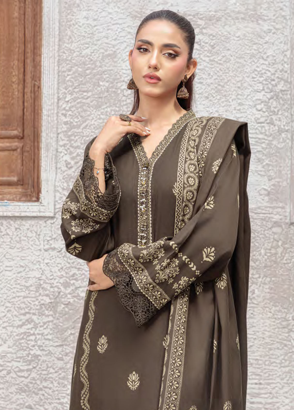 LSM Lakhany Printed Pashmina 3 Piece Unstitched Suit LSM25PP D-LG-SG-0039-B LSM Lakhany Printed Pashmina 3 Piece Unstitched Suit LSM25PP D-LG-SG-0039-B