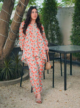 LSM Lakhany Printed Poly Cambric 2 Piece Stitched Suit LSM24PPC LSM-3784