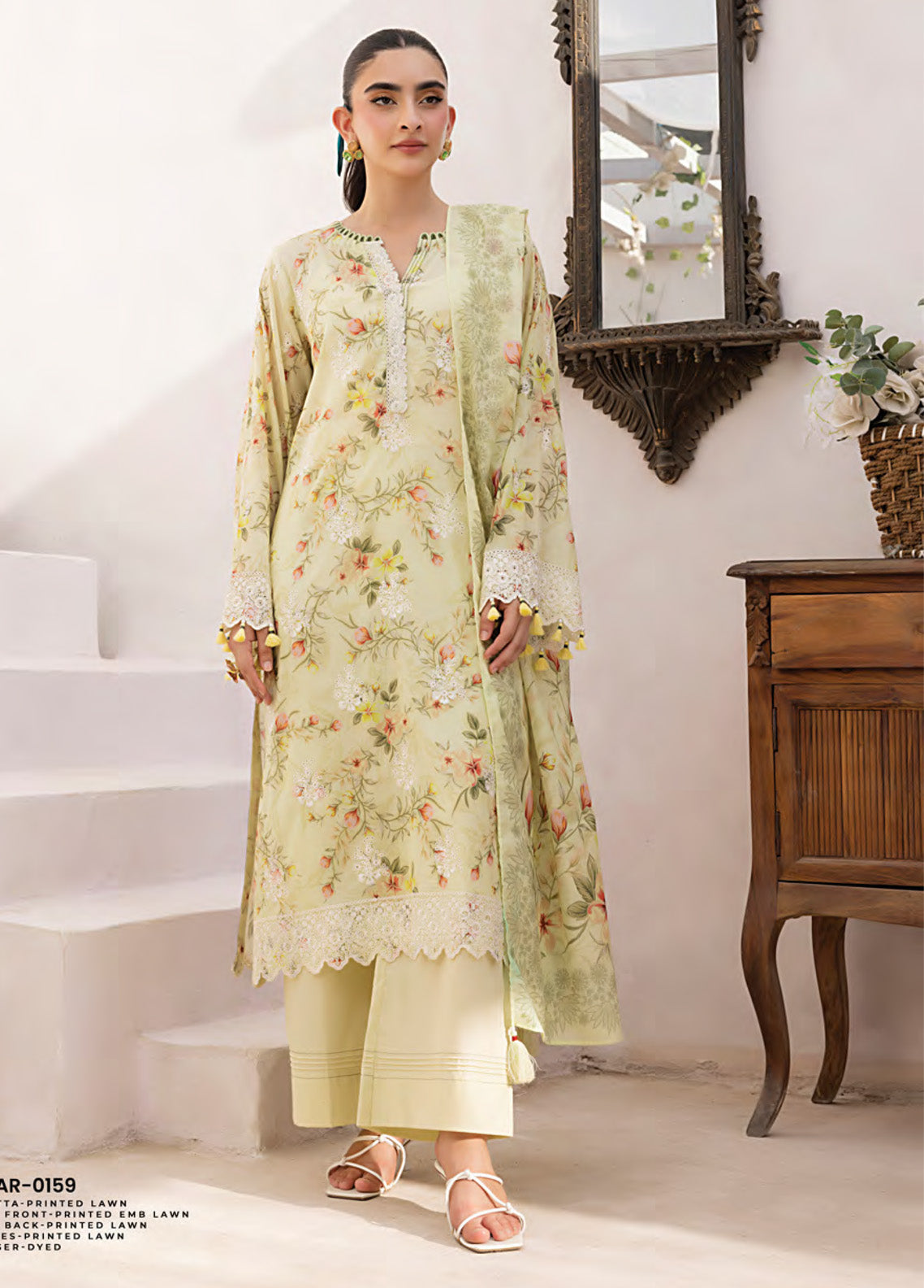 LSM Lakhany Embroidered Lawn 3 Piece Unstitched Suit LSM25ES LG-AR-0159 LSM Lakhany Embroidered Lawn 3 Piece Unstitched Suit LSM25ES LG-AR-0159
