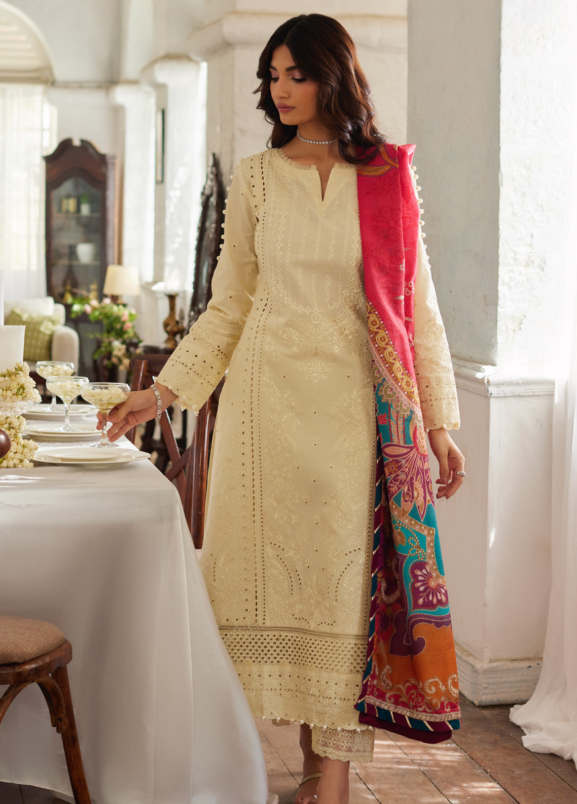 Lumiere By Gulaal Embroidered Lawn 3 Piece Unstitched Suit GL25L D-03 AZMIN Lumiere By Gulaal Embroidered Lawn 3 Piece Unstitched Suit GL25L D-03 AZMIN