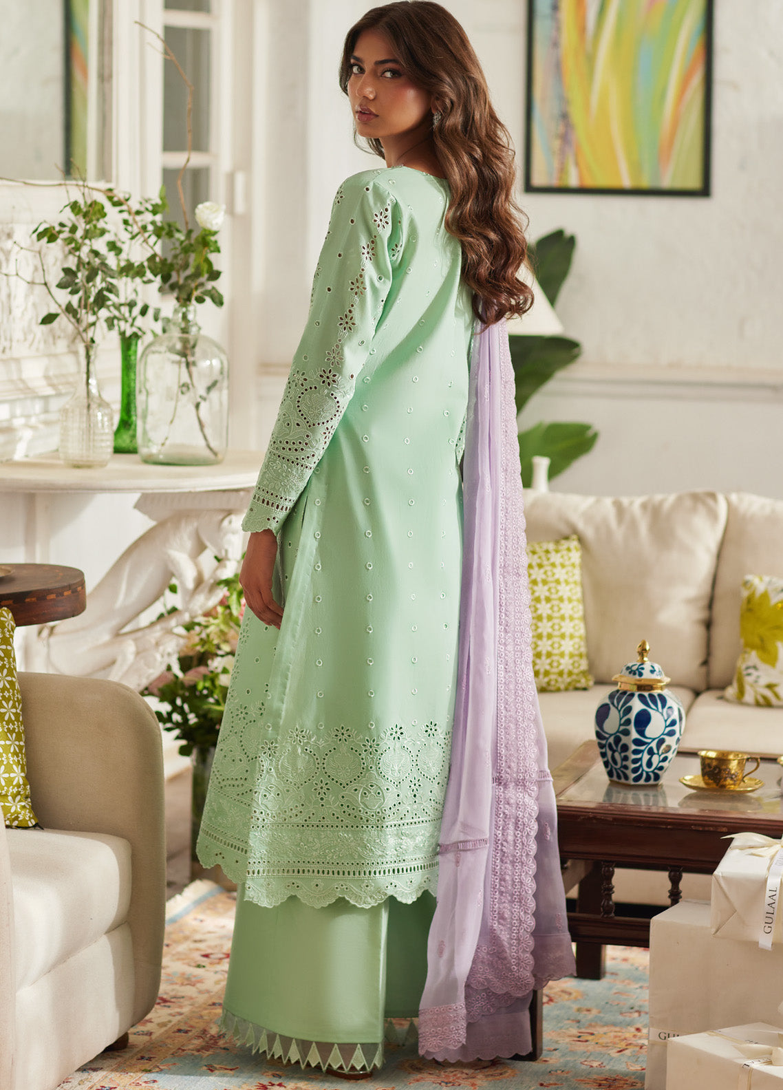 Lumiere By Gulaal Embroidered Lawn 3 Piece Unstitched Suit GL25L D-07 ALIRA Lumiere By Gulaal Embroidered Lawn 3 Piece Unstitched Suit GL25L D-07 ALIRA