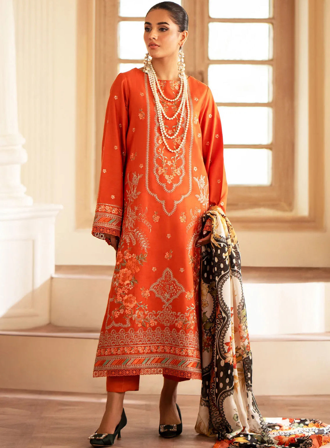 Lumiere By Saad Shaikh Embroidered Silk 3 Piece Unstitched Suit SSK24LF D-02 ZENITH Lumiere By Saad Shaikh Embroidered Silk 3 Piece Unstitched Suit SSK24LF D-02 ZENITH