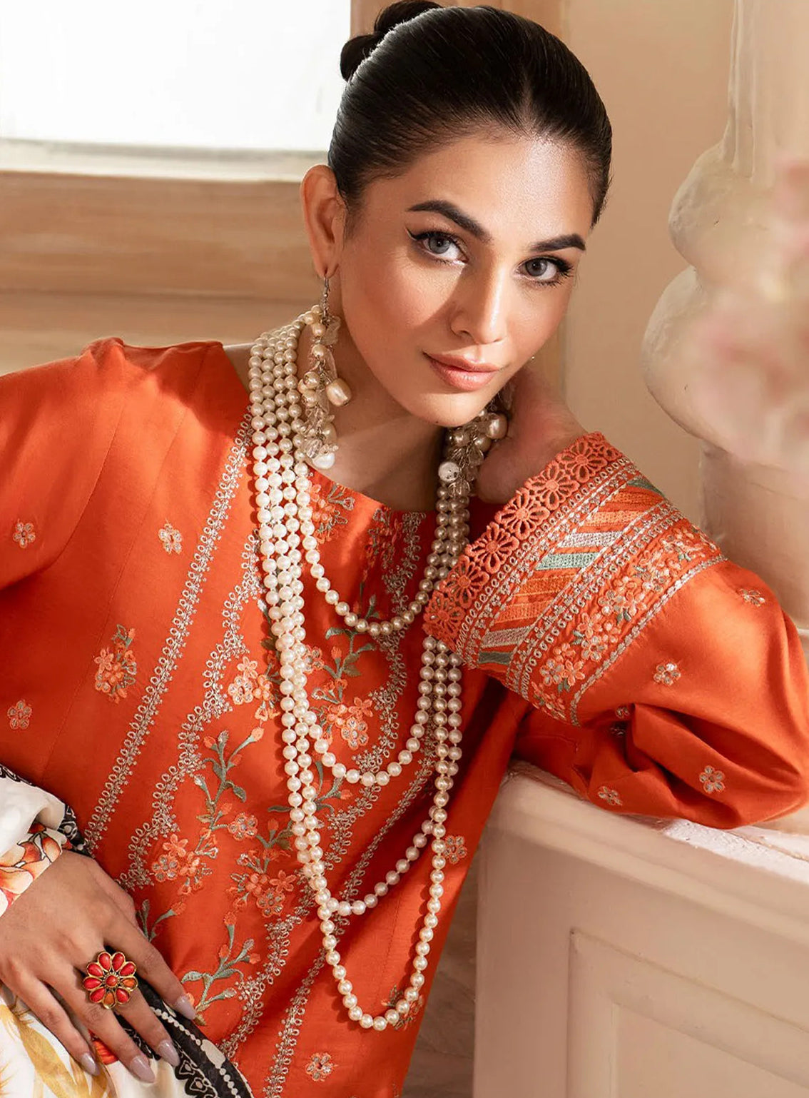 Lumiere By Saad Shaikh Embroidered Silk 3 Piece Unstitched Suit SSK24LF D-02 ZENITH Lumiere By Saad Shaikh Embroidered Silk 3 Piece Unstitched Suit SSK24LF D-02 ZENITH