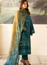 Lumiere By Saad Shaikh Embroidered Silk 3 Piece Unstitched Suit SSK24LF D-03 FORET