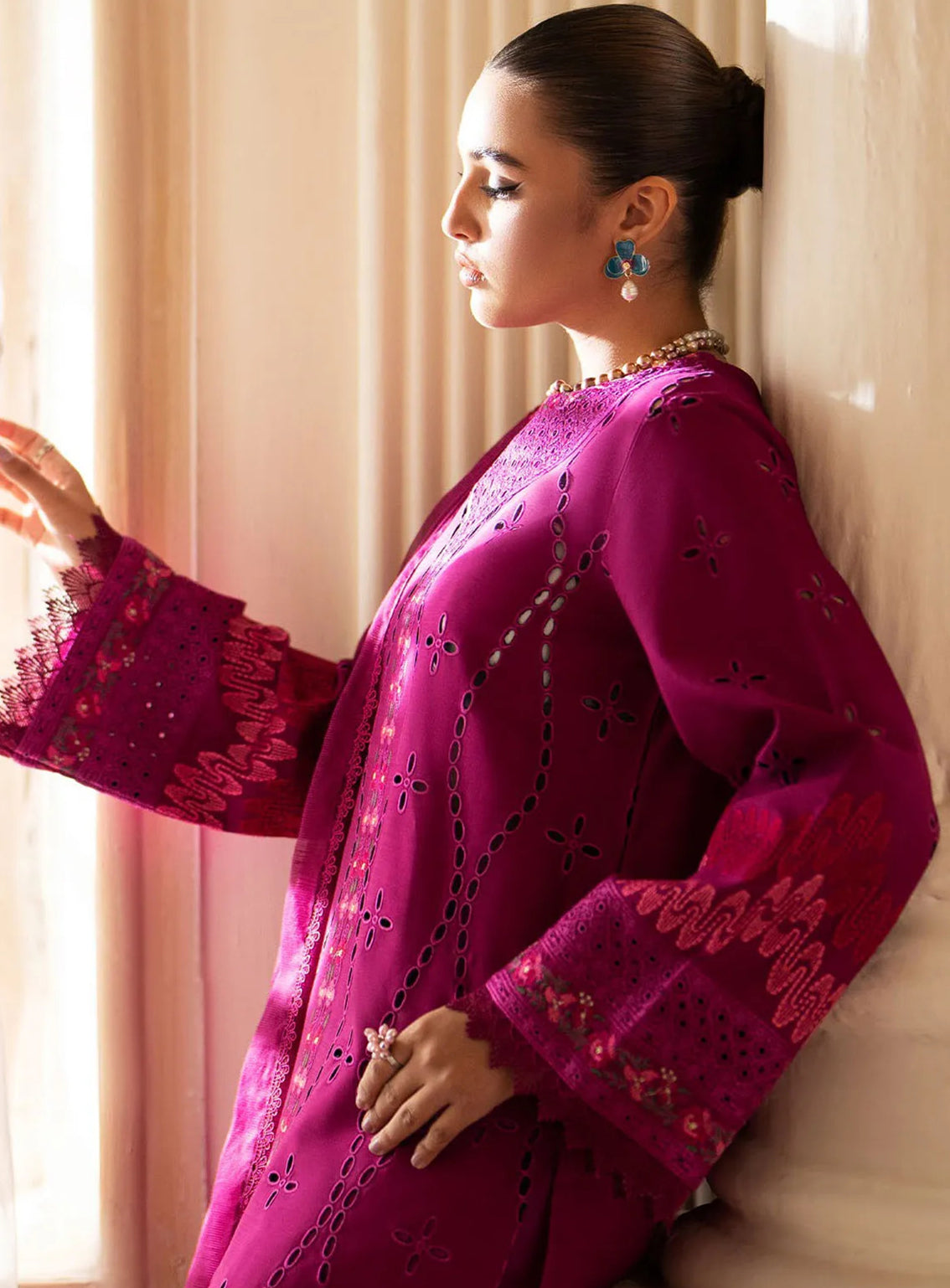 Lumiere By Saad Shaikh Embroidered Silk 3 Piece Unstitched Suit SSK24LF D-04 ARCILLA Lumiere By Saad Shaikh Embroidered Silk 3 Piece Unstitched Suit SSK24LF D-04 ARCILLA