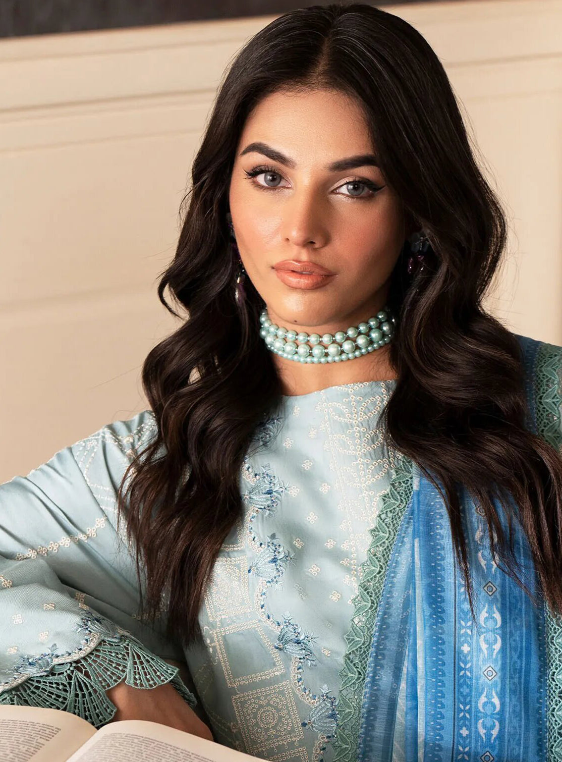 Lumiere By Saad Shaikh Embroidered Silk 3 Piece Unstitched Suit SSK24LF D-10 RIBERA Lumiere By Saad Shaikh Embroidered Silk 3 Piece Unstitched Suit SSK24LF D-10 RIBERA