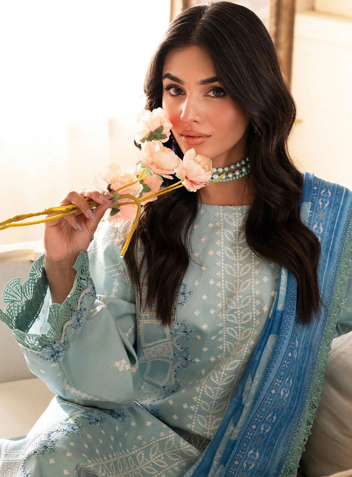 Lumiere By Saad Shaikh Embroidered Silk 3 Piece Unstitched Suit SSK24LF D-10 RIBERA Lumiere By Saad Shaikh Embroidered Silk 3 Piece Unstitched Suit SSK24LF D-10 RIBERA