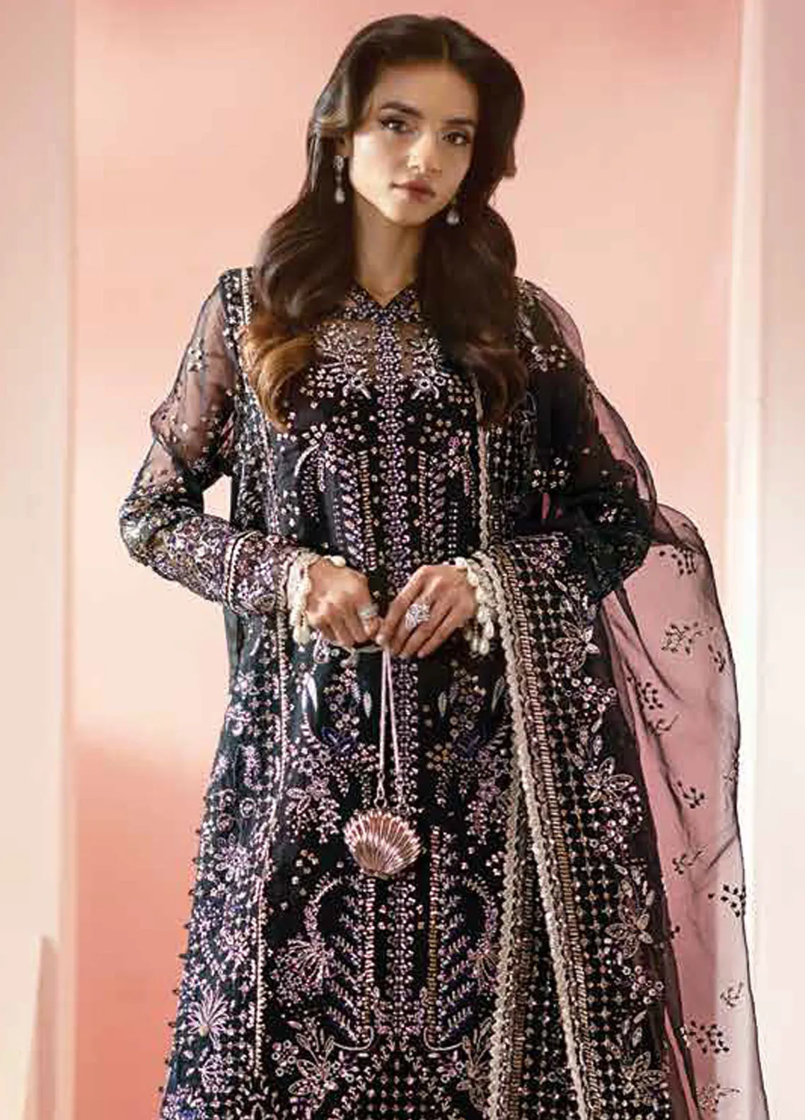 Luminara By Ayzel Afrozeh Embroidered Organza 3 Piece Unstitched Suit AF24LA AWF-01 MILAN Luminara By Ayzel Afrozeh Embroidered Organza 3 Piece Unstitched Suit AF24LA AWF-01 MILAN