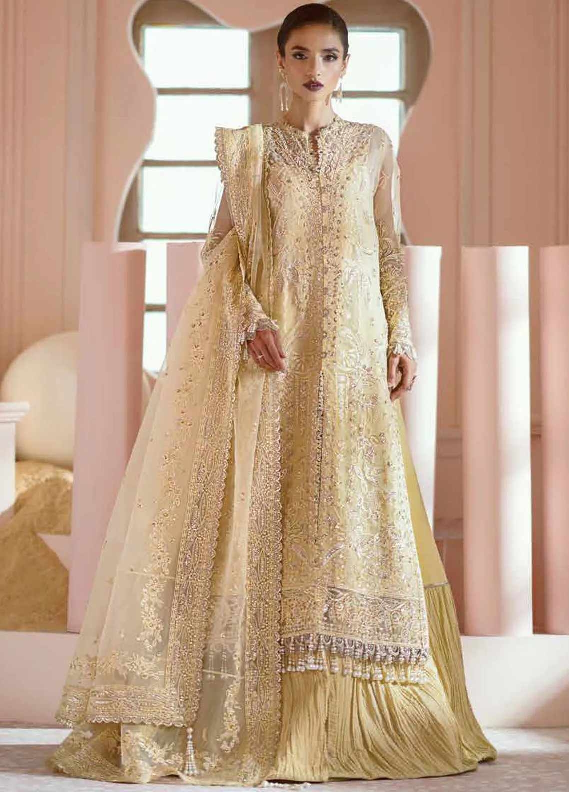 Luminara By Ayzel Afrozeh Embroidered Organza 3 Piece Unstitched Suit AF24LA AWF-02 LEIA Luminara By Ayzel Afrozeh Embroidered Organza 3 Piece Unstitched Suit AF24LA AWF-02 LEIA