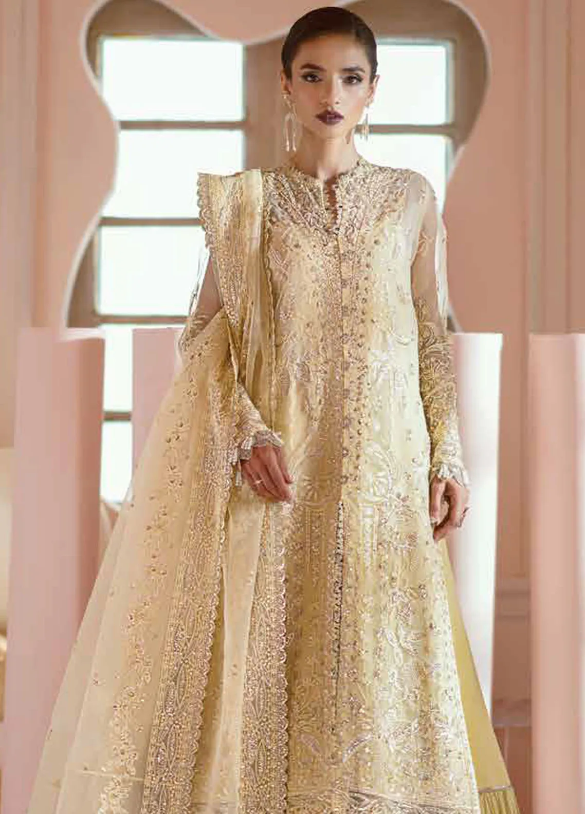 Luminara By Ayzel Afrozeh Embroidered Organza 3 Piece Unstitched Suit AF24LA AWF-02 LEIA Luminara By Ayzel Afrozeh Embroidered Organza 3 Piece Unstitched Suit AF24LA AWF-02 LEIA