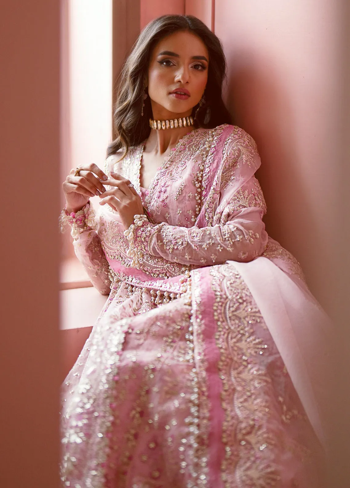 Luminara By Ayzel Afrozeh Embroidered Organza 3 Piece Unstitched Suit AF24LA AWF-04 BELLA Luminara By Ayzel Afrozeh Embroidered Organza 3 Piece Unstitched Suit AF24LA AWF-04 BELLA