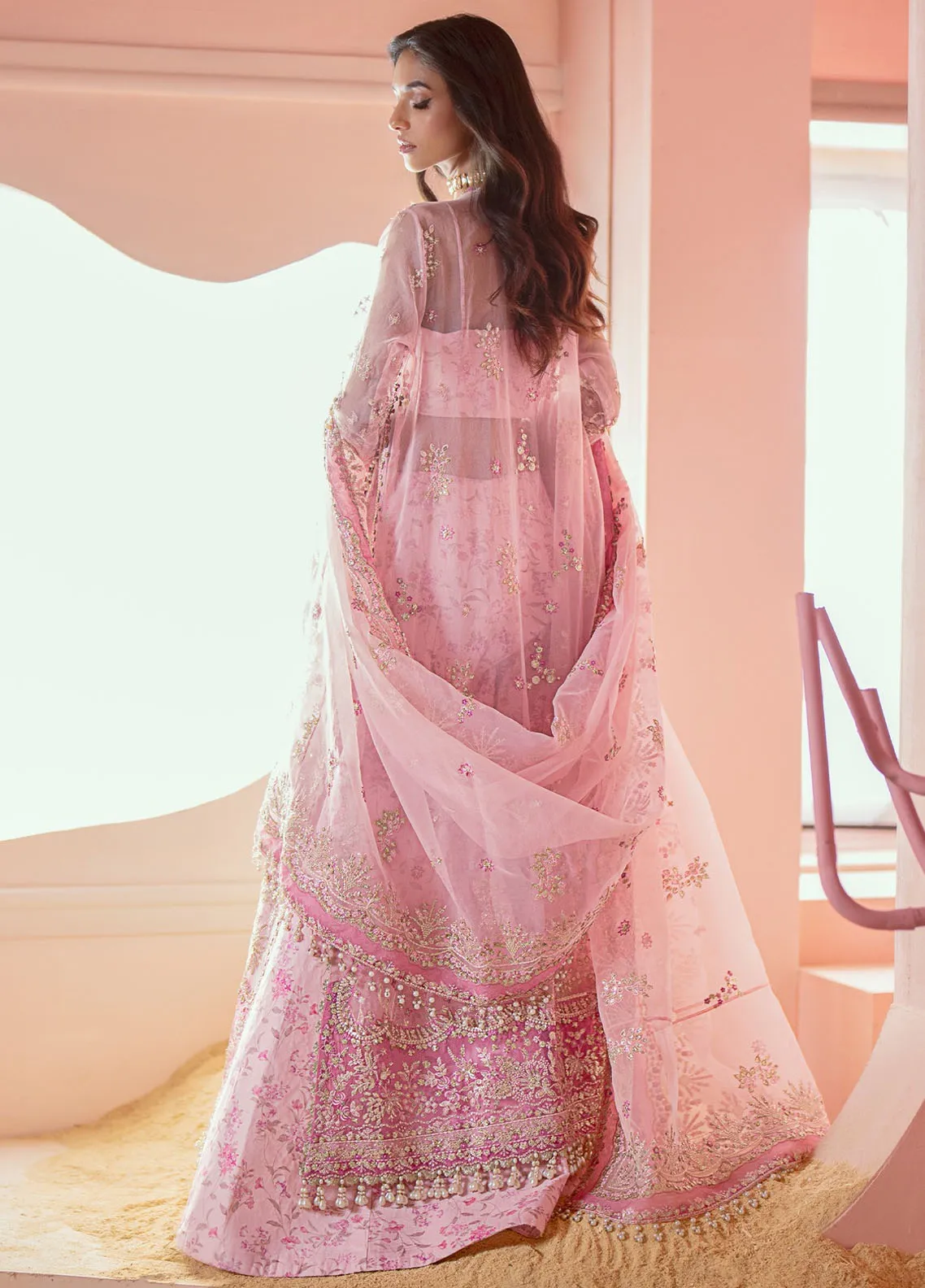 Luminara By Ayzel Afrozeh Embroidered Organza 3 Piece Unstitched Suit AF24LA AWF-04 BELLA Luminara By Ayzel Afrozeh Embroidered Organza 3 Piece Unstitched Suit AF24LA AWF-04 BELLA