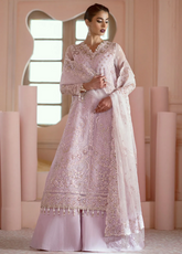 Luminara By Ayzel Afrozeh Embroidered Organza 3 Piece Unstitched Suit AF24LA AWF-06 CORA