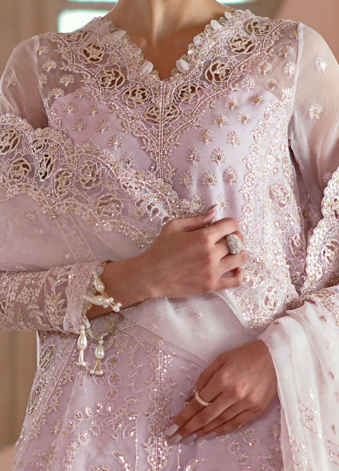 Luminara By Ayzel Afrozeh Embroidered Organza 3 Piece Unstitched Suit AF24LA AWF-06 CORA Luminara By Ayzel Afrozeh Embroidered Organza 3 Piece Unstitched Suit AF24LA AWF-06 CORA