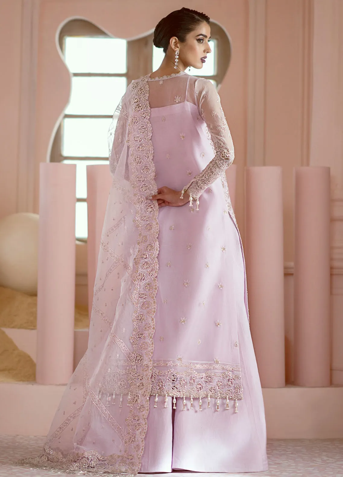 Luminara By Ayzel Afrozeh Embroidered Organza 3 Piece Unstitched Suit AF24LA AWF-06 CORA Luminara By Ayzel Afrozeh Embroidered Organza 3 Piece Unstitched Suit AF24LA AWF-06 CORA