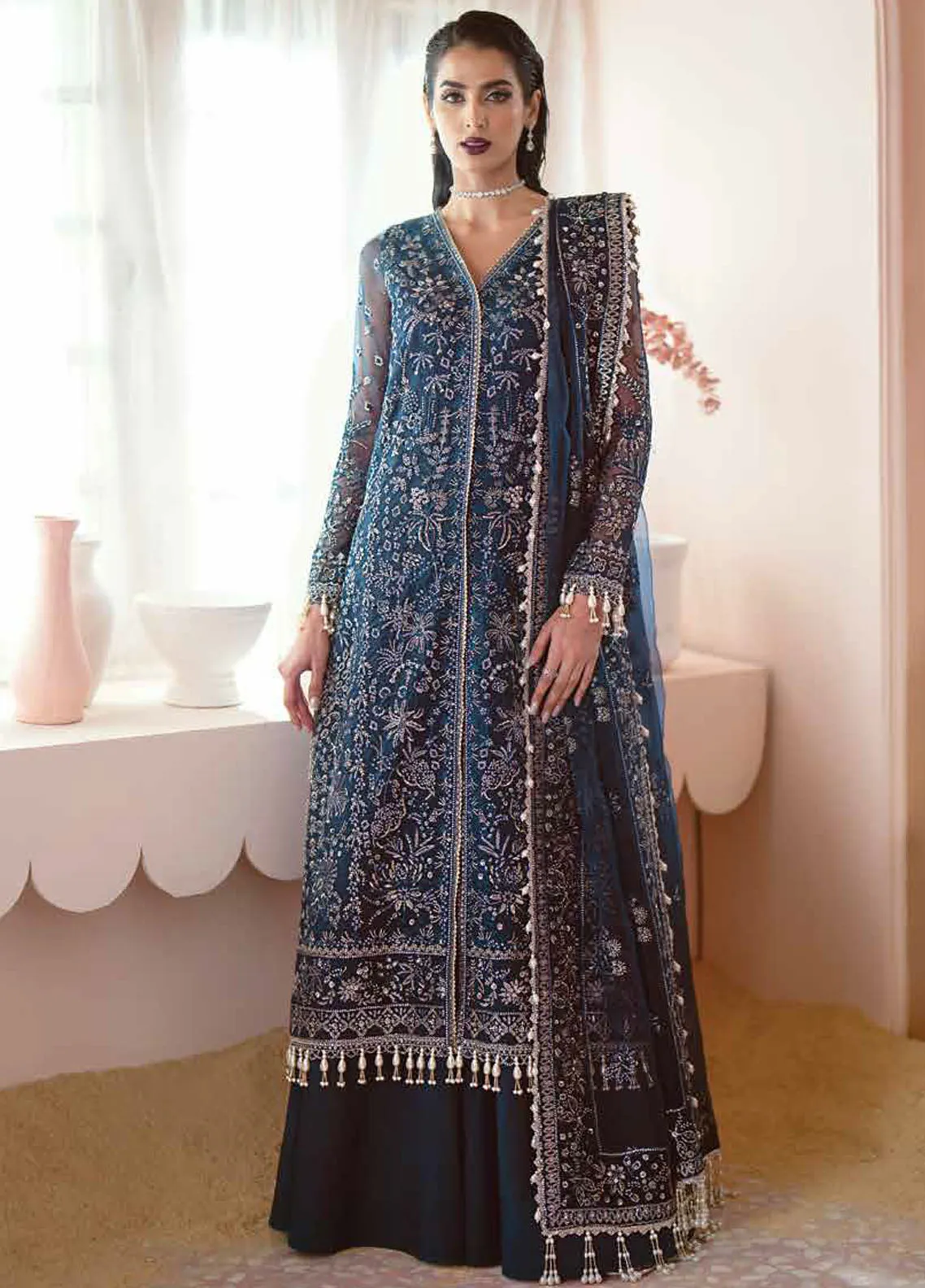 Luminara By Ayzel Afrozeh Embroidered Organza 3 Piece Unstitched Suit AF24LA AWF-10 MELA Luminara By Ayzel Afrozeh Embroidered Organza 3 Piece Unstitched Suit AF24LA AWF-10 MELA