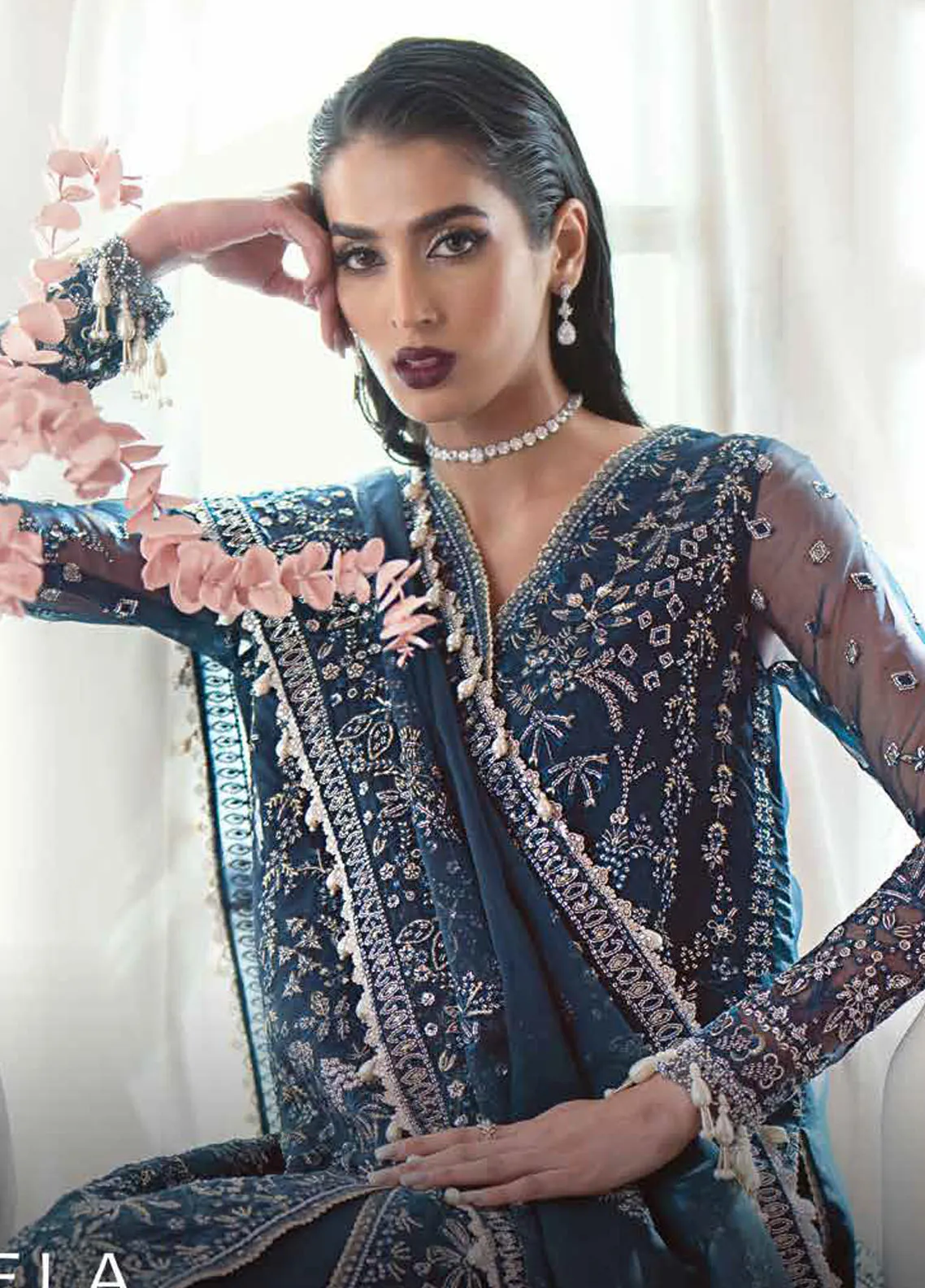 Luminara By Ayzel Afrozeh Embroidered Organza 3 Piece Unstitched Suit AF24LA AWF-10 MELA Luminara By Ayzel Afrozeh Embroidered Organza 3 Piece Unstitched Suit AF24LA AWF-10 MELA