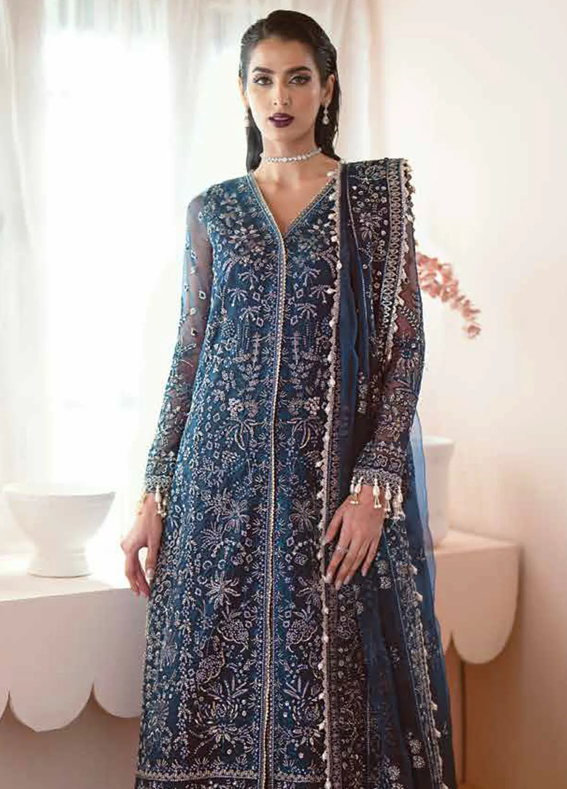 Luminara By Ayzel Afrozeh Embroidered Organza 3 Piece Unstitched Suit AF24LA AWF-10 MELA Luminara By Ayzel Afrozeh Embroidered Organza 3 Piece Unstitched Suit AF24LA AWF-10 MELA