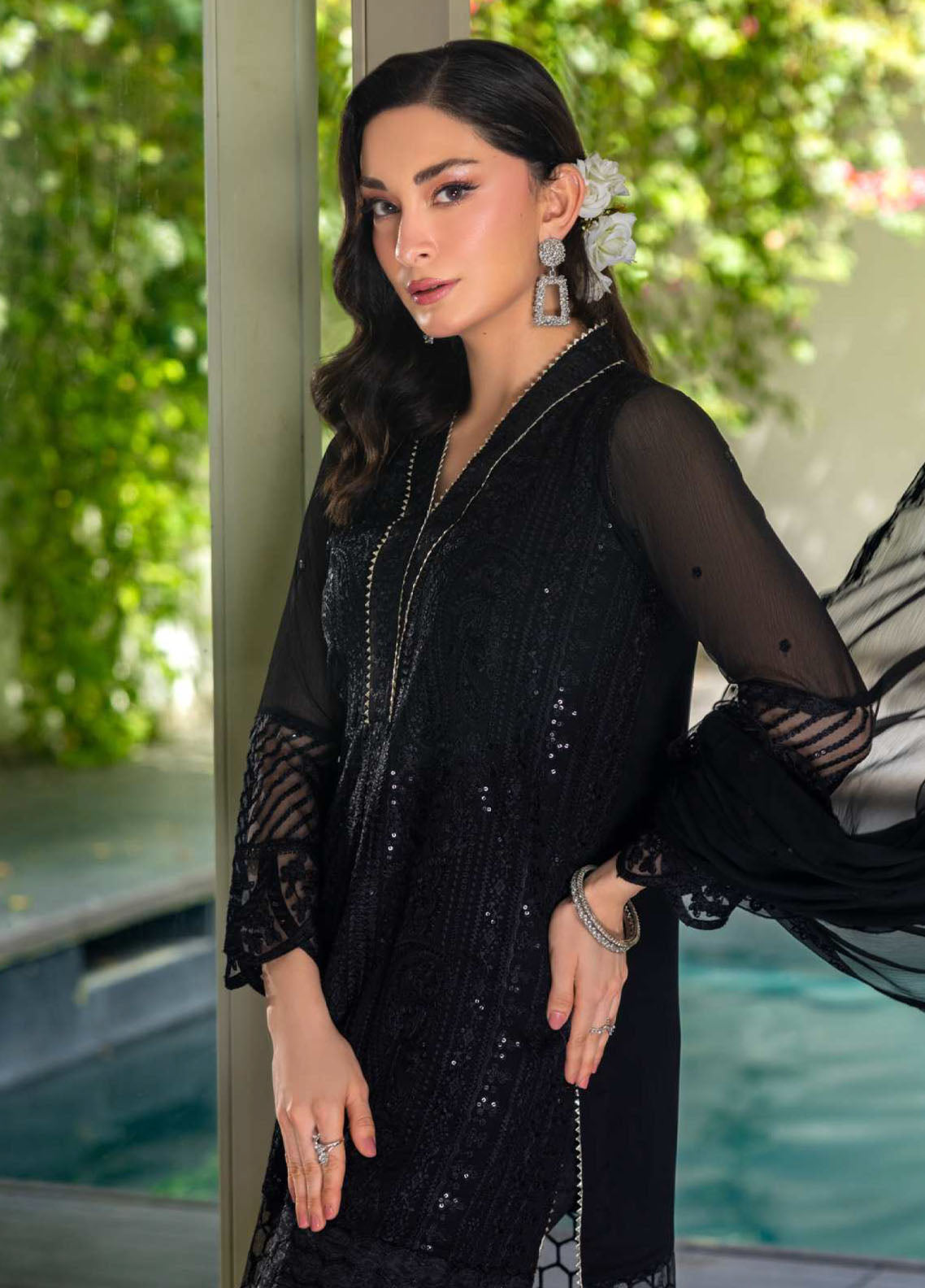 Luminara By Manahil Lakhani Embroidered Chiffon 3 Piece Unstitched Suit ML25L D-CE-04 NYRA Luminara By Manahil Lakhani Embroidered Chiffon 3 Piece Unstitched Suit ML25L D-CE-04 NYRA